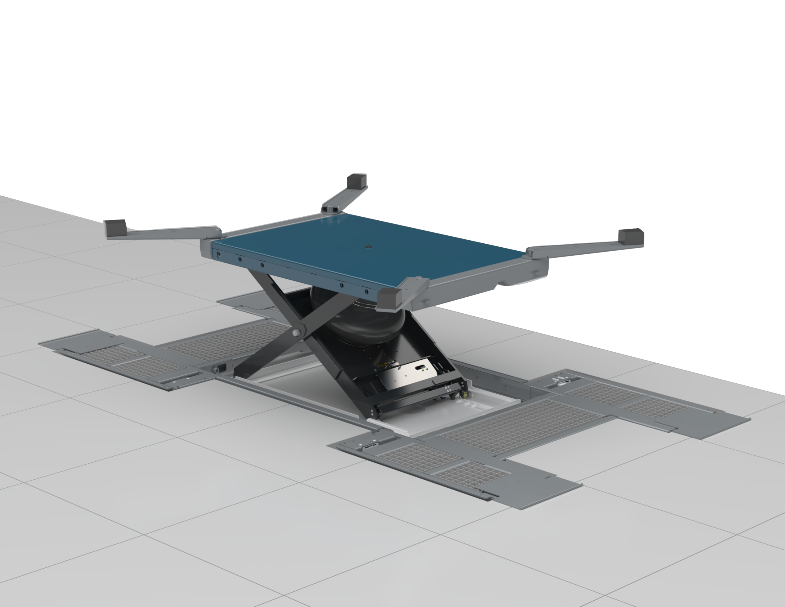 Herkules AirgoMatic Retrofit 2810 DUO inground with CE stop